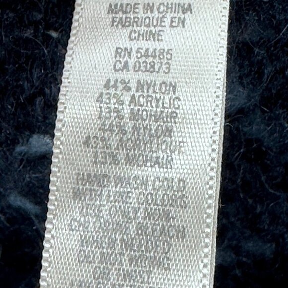 Vintage Blue American Eagle AE Y2K Mohair Blend Scarf Sparkle Sequin - Picture 5 of 7